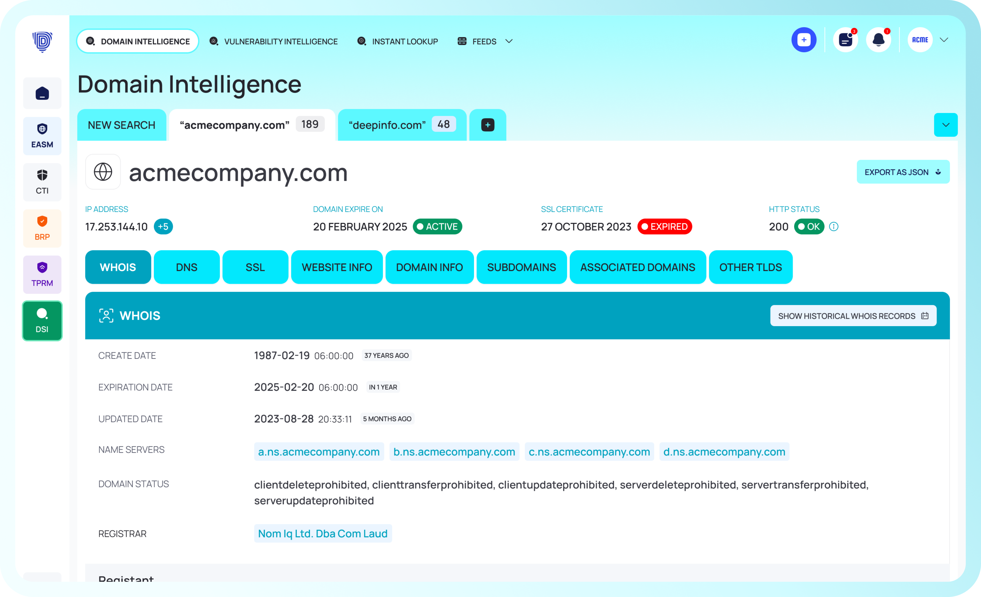 deepinfo-platform-dsi